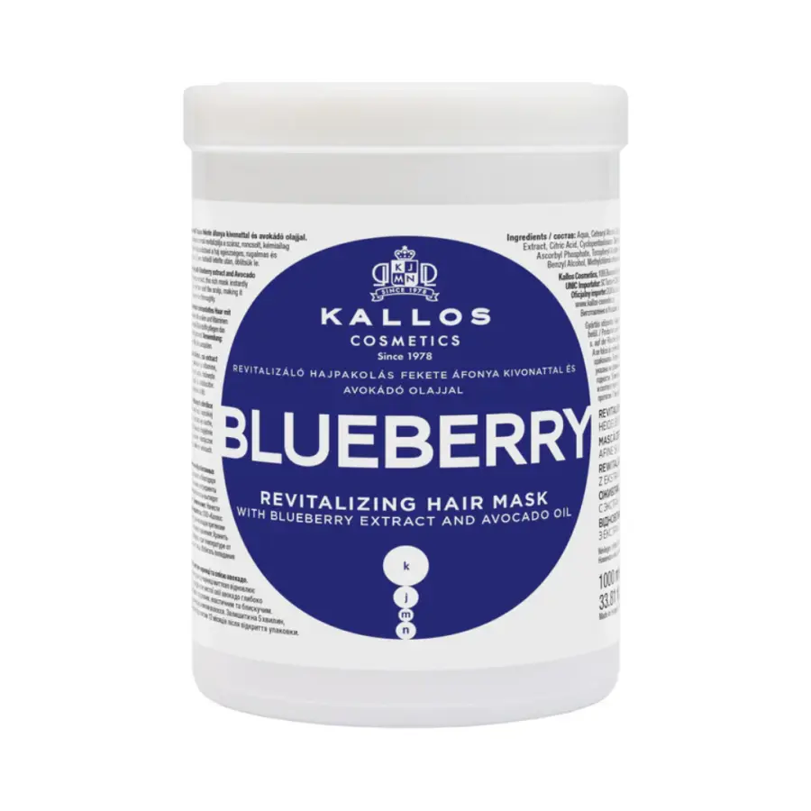 Kallos Blueberry Hair Mask 1000 ml