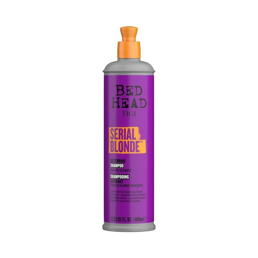 10607-w-592 Tigi Bed Head Serial Blonde Restoring Shampoo 400 ml