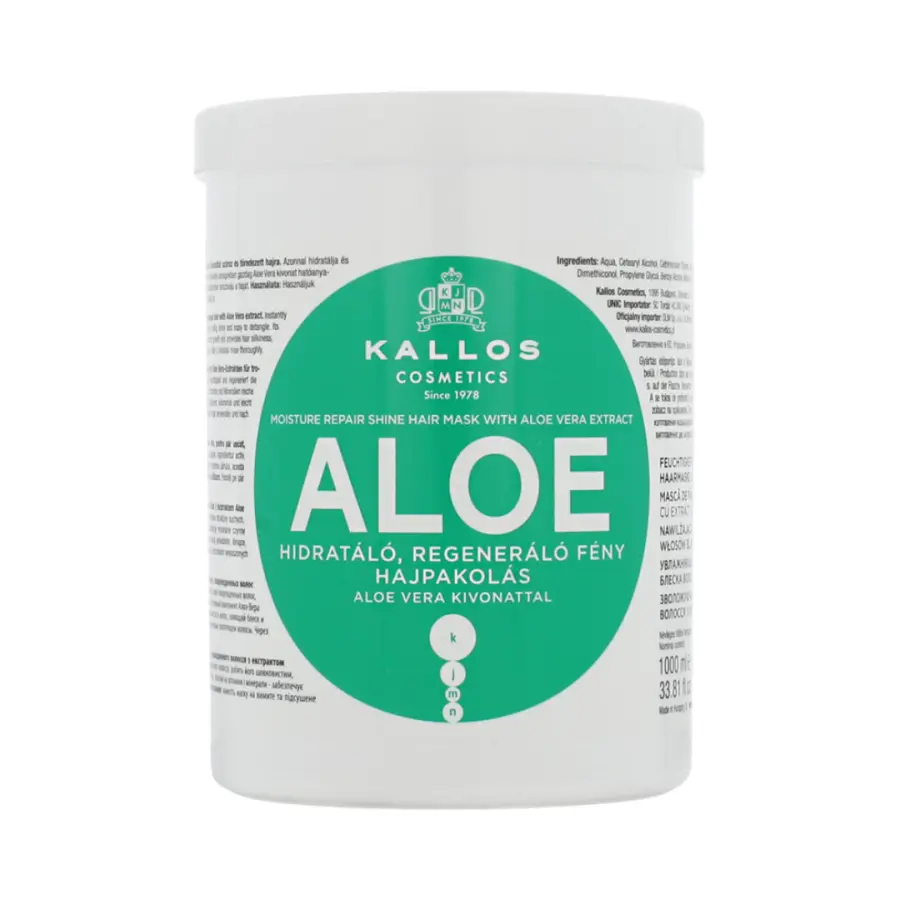 Kallos Aloe Vera Moisture Repair Shine Hair Mask 1000ml