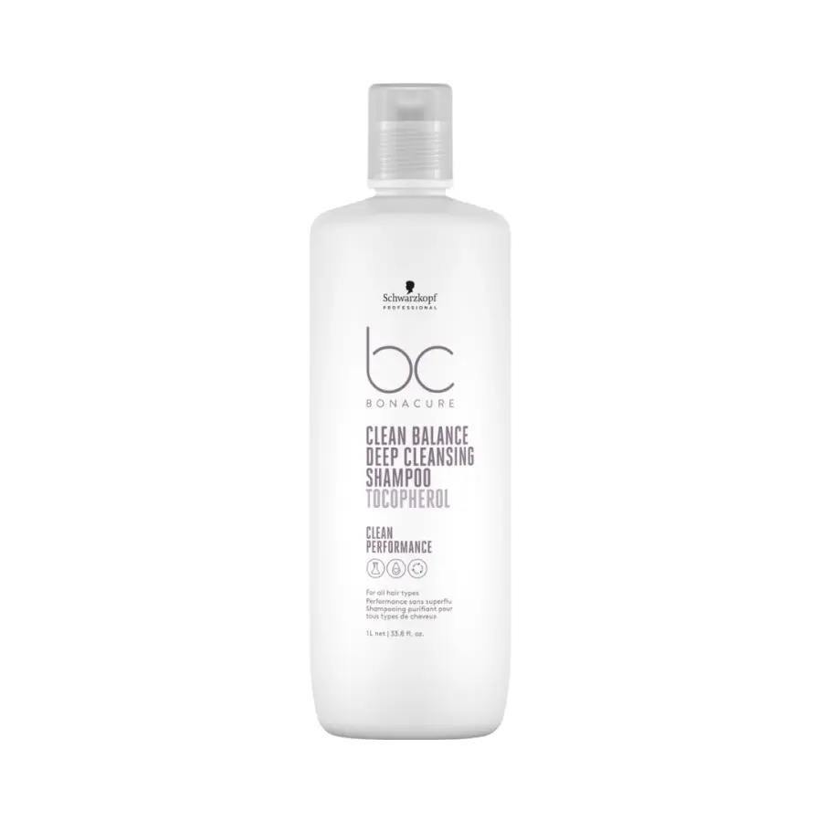 Schwarzkopf Professional BC Clean Balance Deep Cleansing Shampoo 1000ml NEW