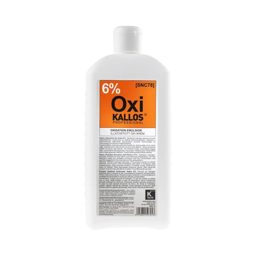 1114-sch-9511 Kallos krémový oxidant parfémovaný OXI 6% 1000ml
