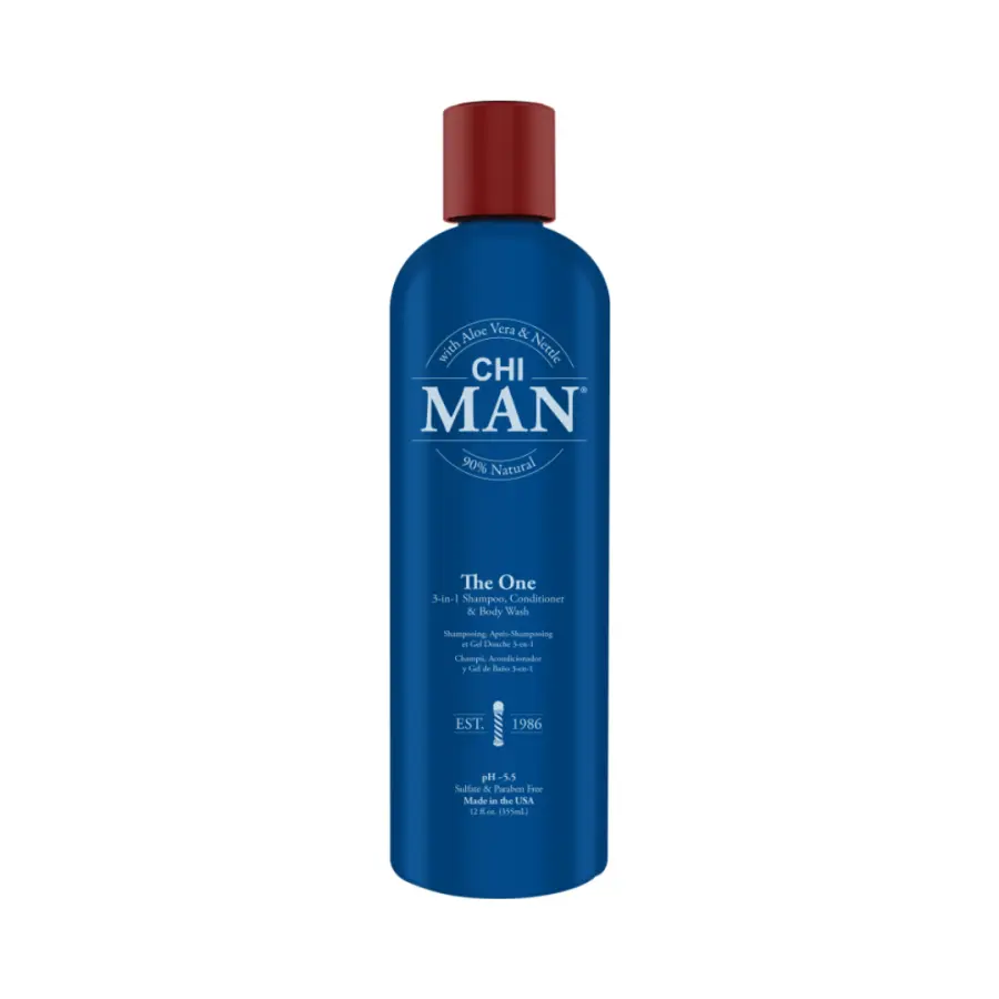 Farouk CHI Man The One 3-in-1 Shampoo, Conditioner & Body Wash 355 ml