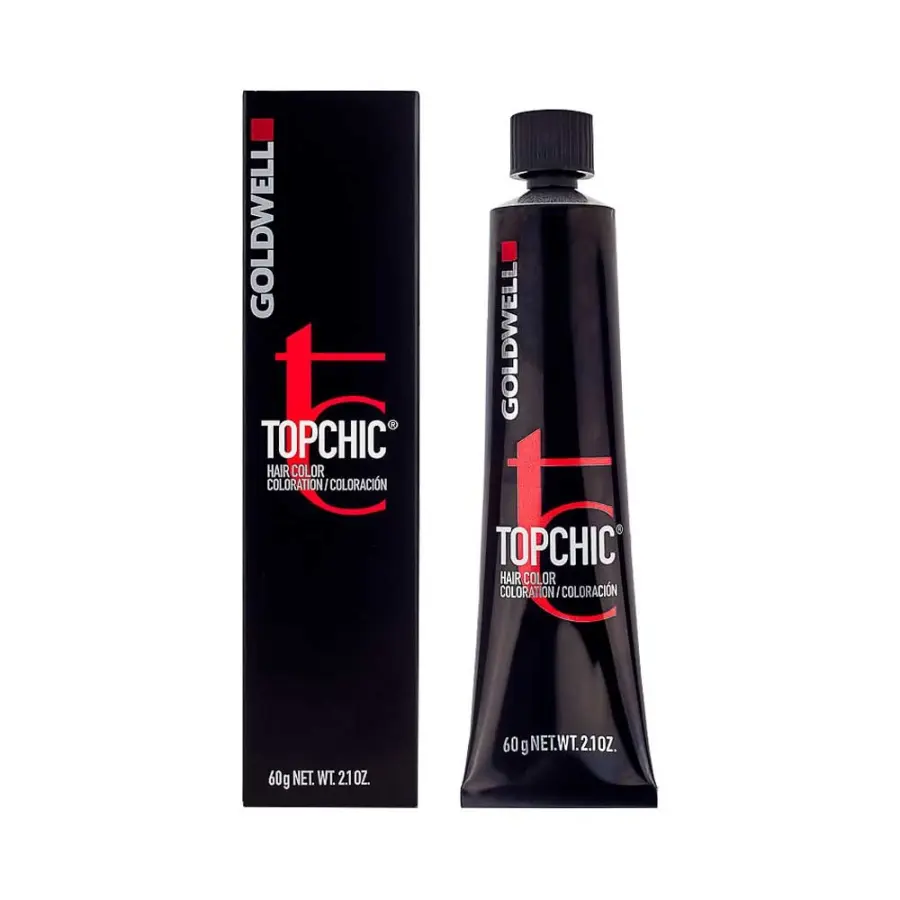 13016-gw201606 PO Goldwell Topchic Pernament Hair Color 6-N 60 ml POŠKOZENÉ