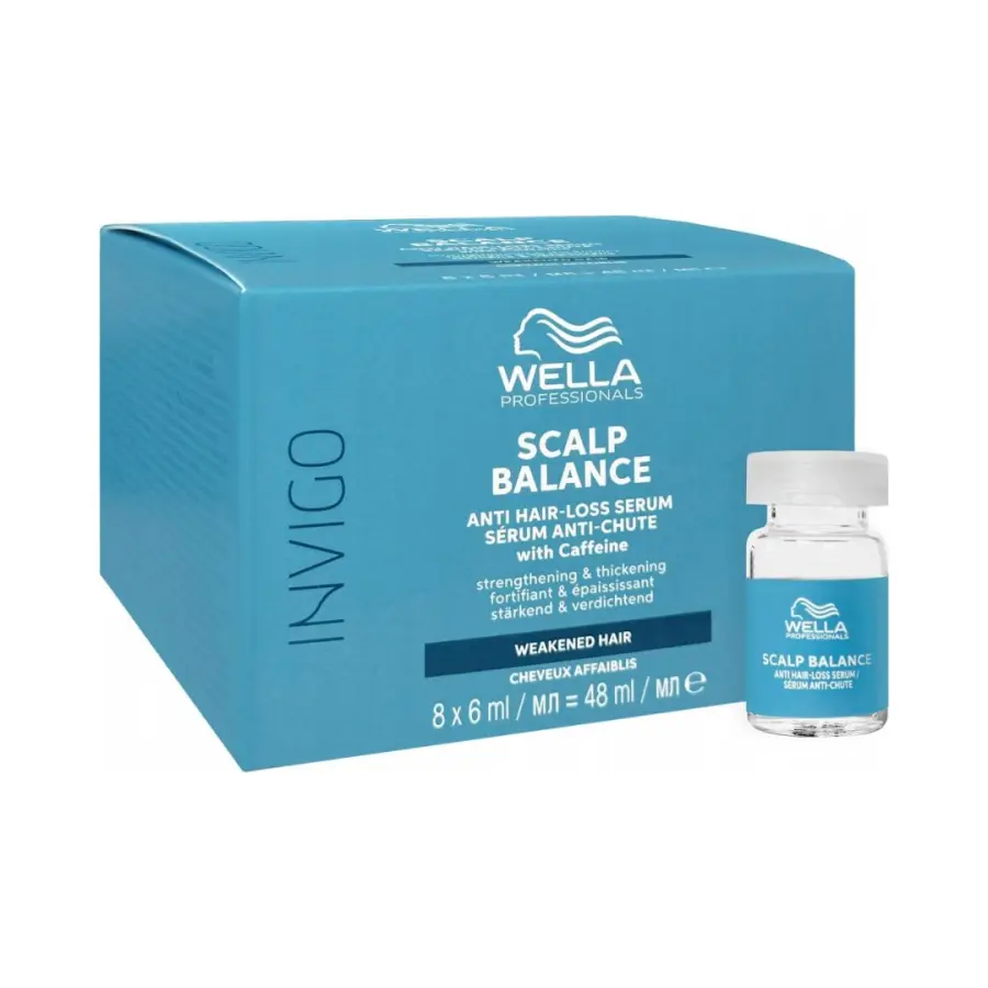 Wella Professionals Invigo Balance Anti-hair Loss Serum 8x6 ml New