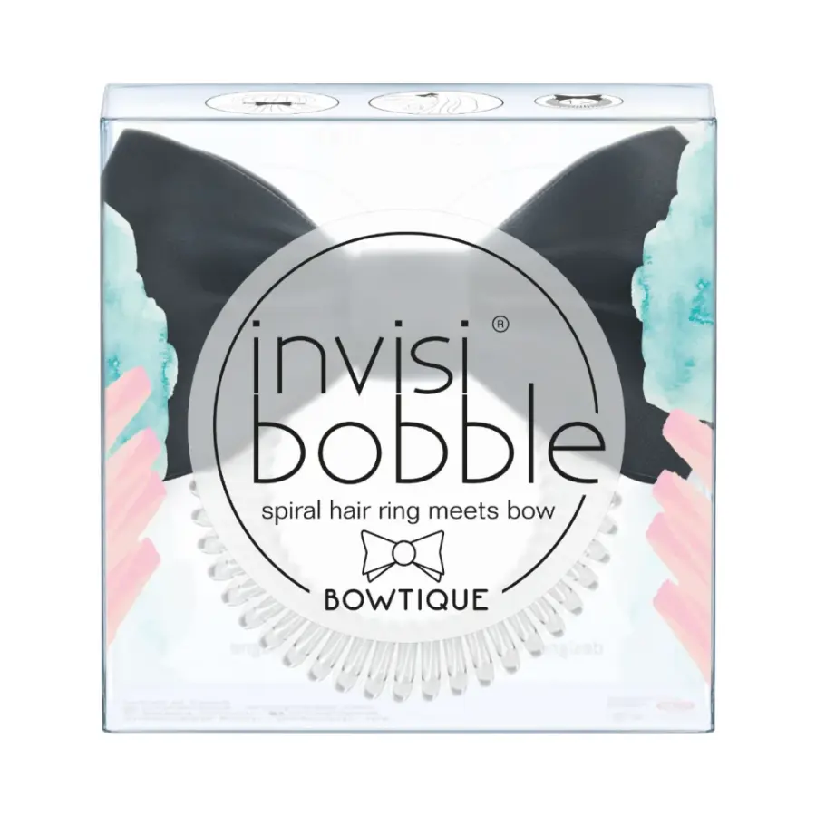 7258-sch-2514 Invisibobble Bowtique True Black
