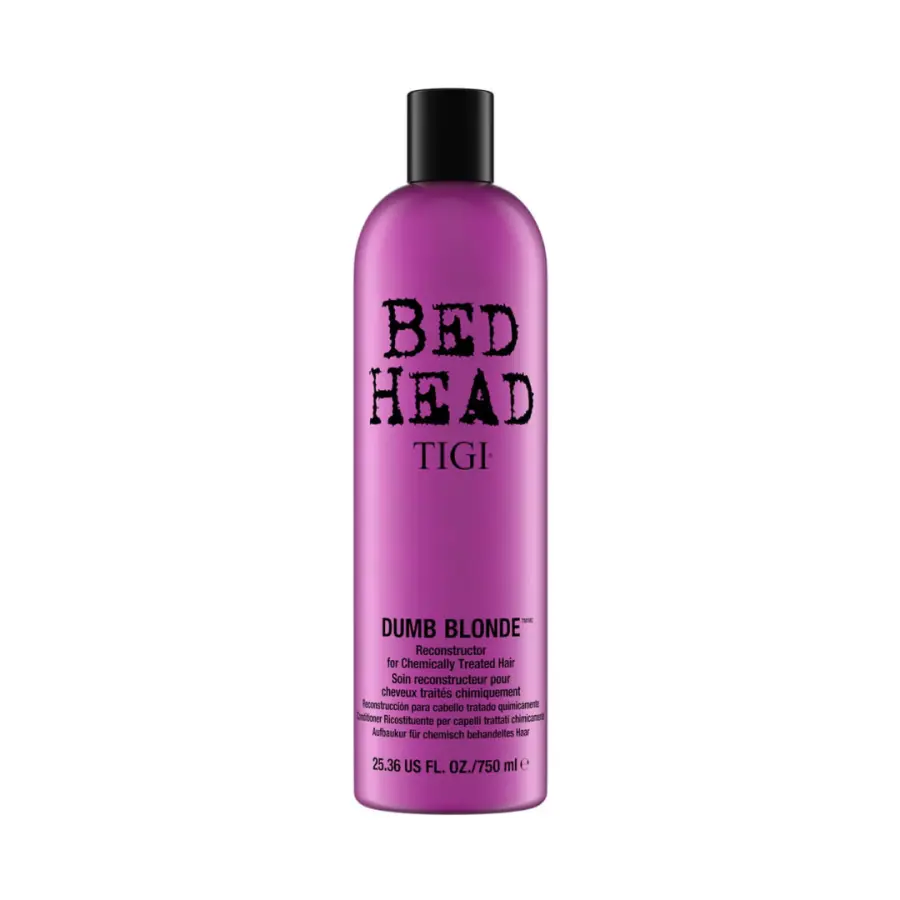9668-olaplex no. 4p blonde enhancer toning shampoo 1l - 2024-08-02t150613.459 TIGI Bed Head Dumb Blonde Reconstructor Conditioner 750 ml
