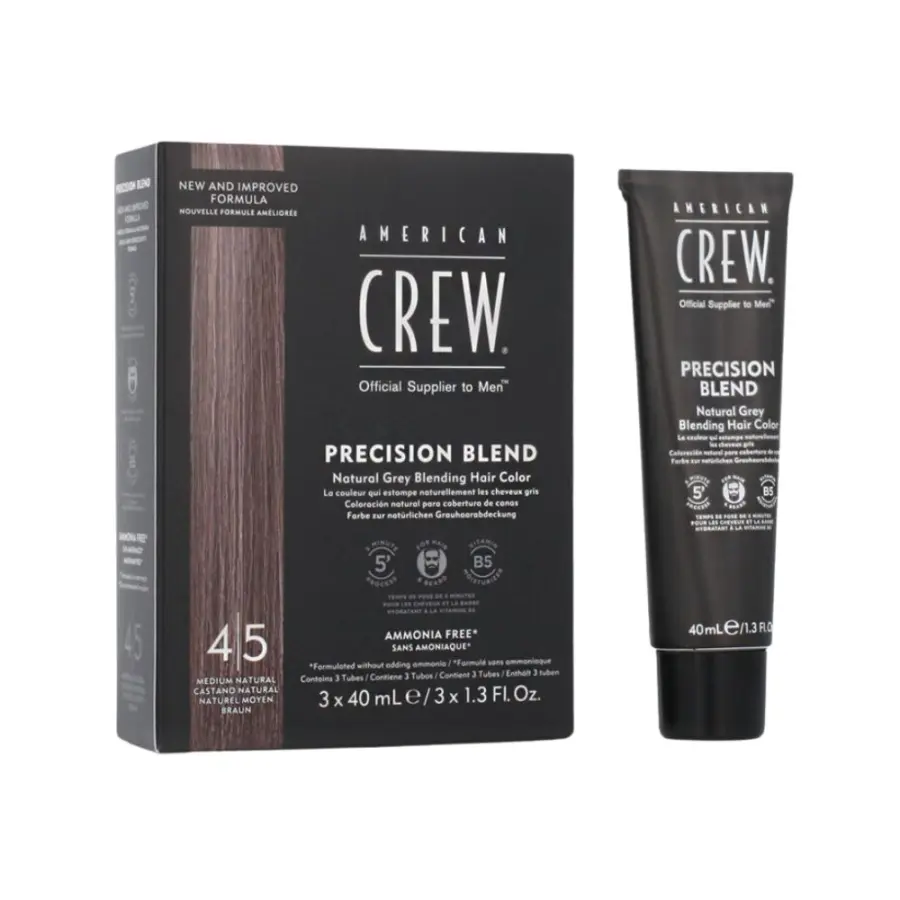 9743-ac77000 American Crew Precision Medium 4-5 Natural 3 x 40 ml